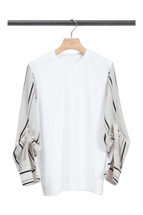 Phillip Lim White Striped Shirt