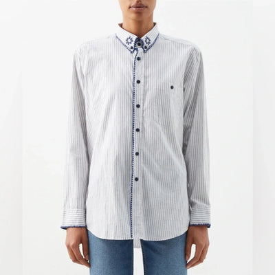 ReDone Striped Grey And White