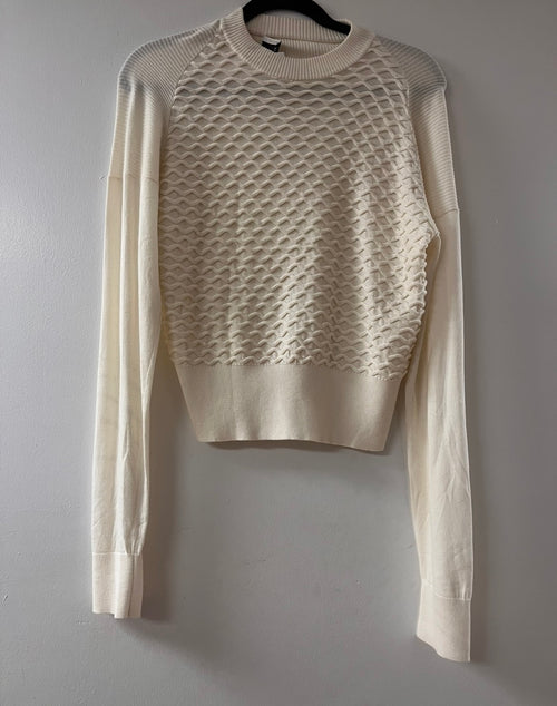 Phillip Lim Cream Jacquard Sweater