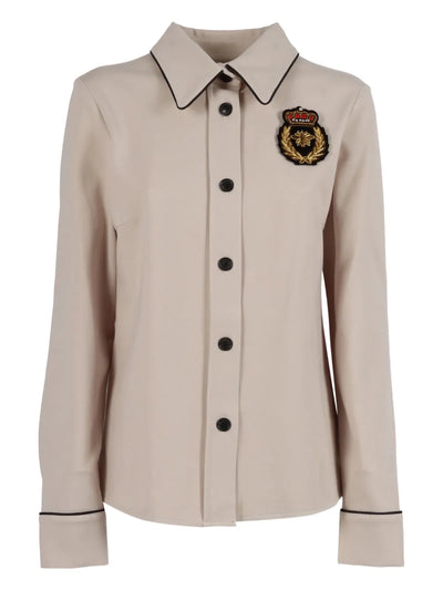 Shirtaporter Beige Solid Shirt