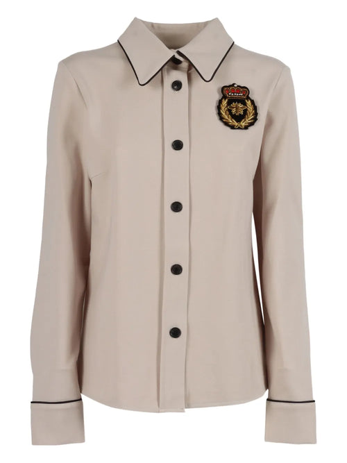Shirtaporter Beige Solid Shirt
