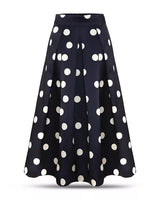Phase Eight Blue Dots Skirt