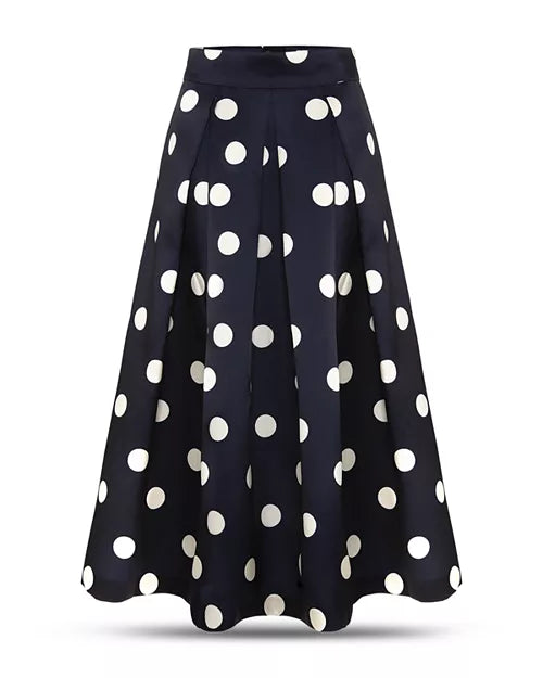 Phase Eight Blue Dots Skirt