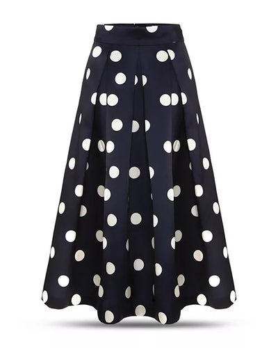 Phase Eight Blue Dots Skirt
