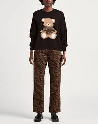 Motel Brown with A Teddy Bear Knit Pull-On Sweater