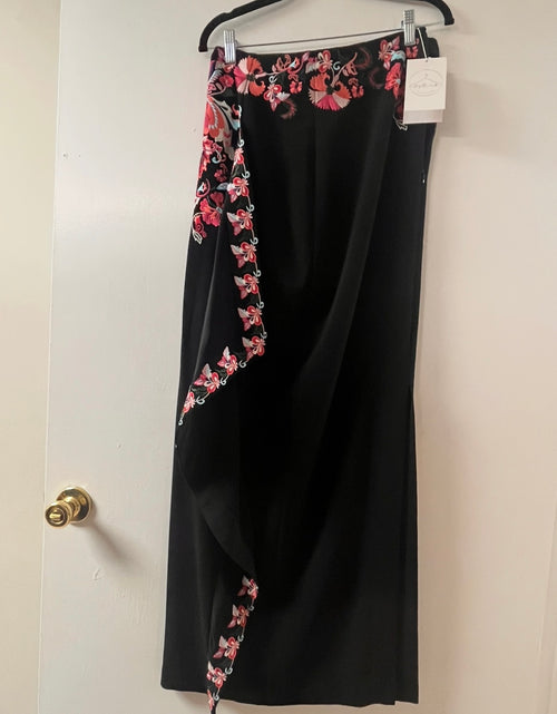 Figue Floral Maxi Black Skirt