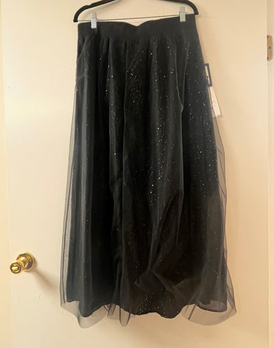 Peserico Black Tutu Maxi Skirt