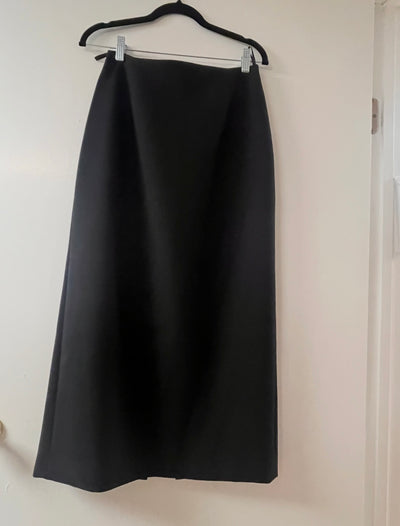 Scanlan Theodore Midi Black Pencil Skirt