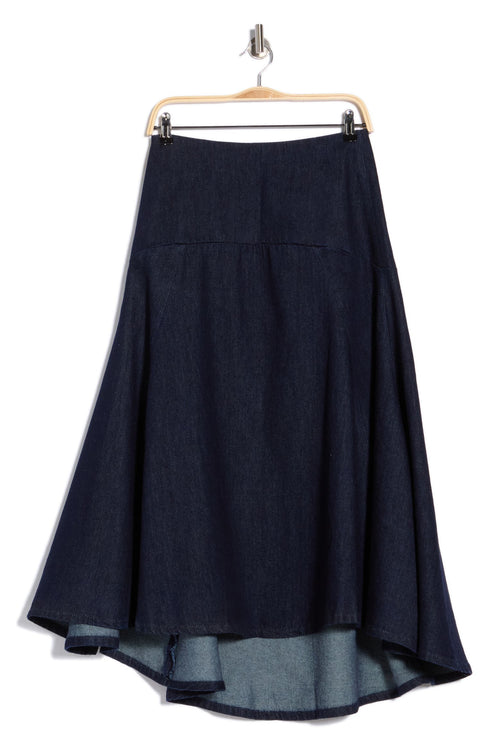 Jason Wu Denim Midi Blue Skirt