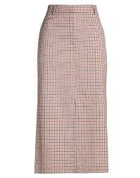 Ottod'ame Pencil Midi Checkerd Skirt