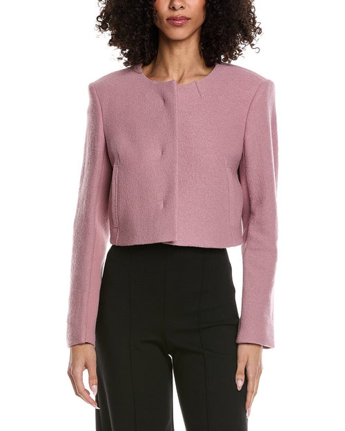 Hugo Boss Jicena Wool Jacket in Pink
