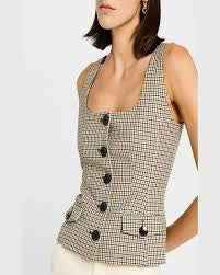 Toccin  checkered Vest
