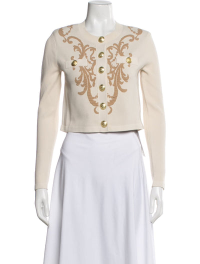 L'AGENCE Kota Jacquard Cardigan