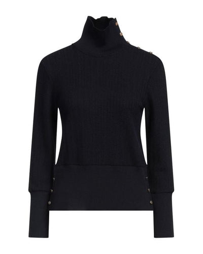 Thom Browne Herringbone Wool Turtleneck Sweater