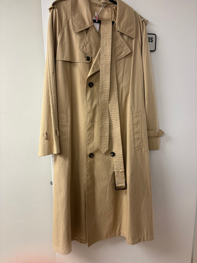 Wardrobe NYC Beige Double-Breasted Trench Coat