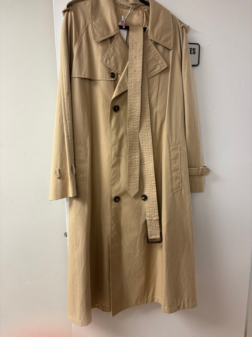 Wardrobe NYC Beige Double-Breasted Trench Coat