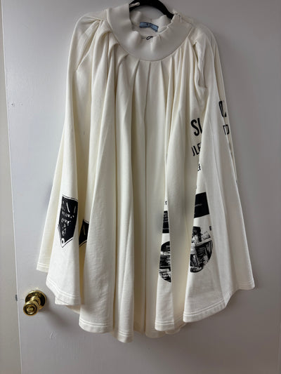 Prada Graphic Black Symbol Print Skirt