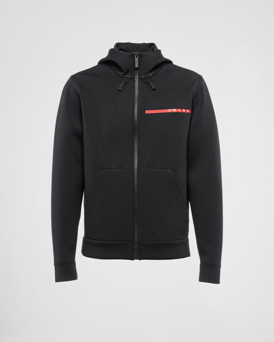 Prada Technical Fabric Hoodie