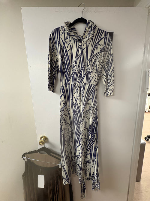 Prada Floral Grass-Print Midi Print