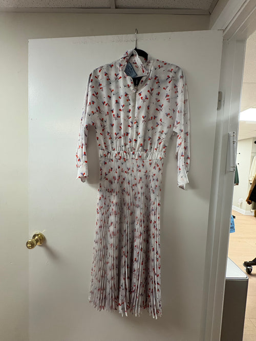 Prada Floral Print Midi Dress