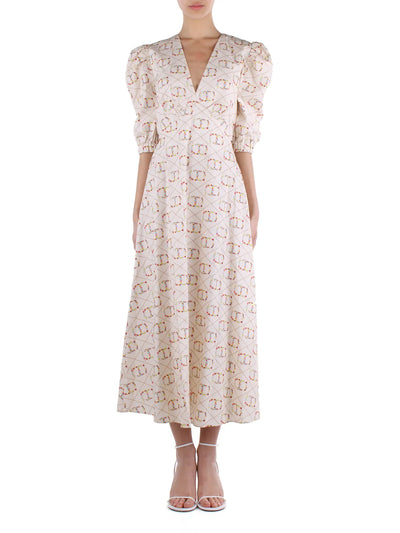 Twinset Oval T All Over Midi Dress