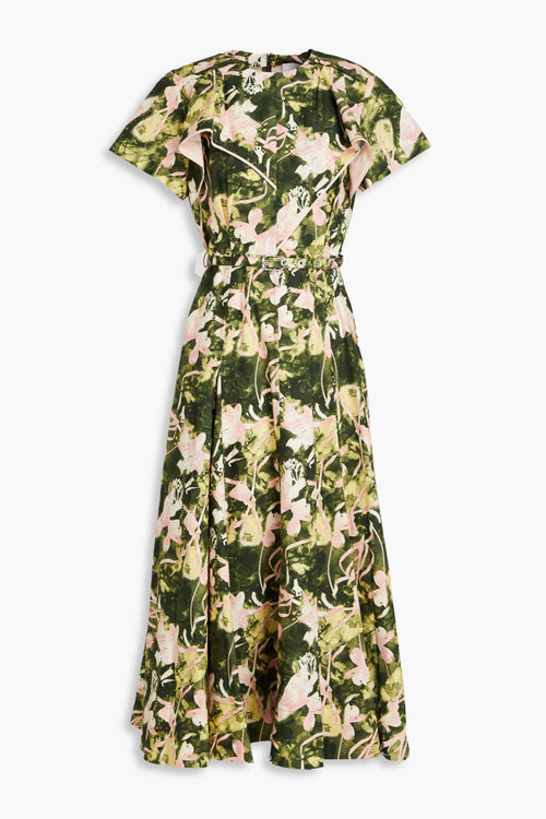 3.1 Phillip Lim Tulip Puff Sleeve Cotton Midi Dress