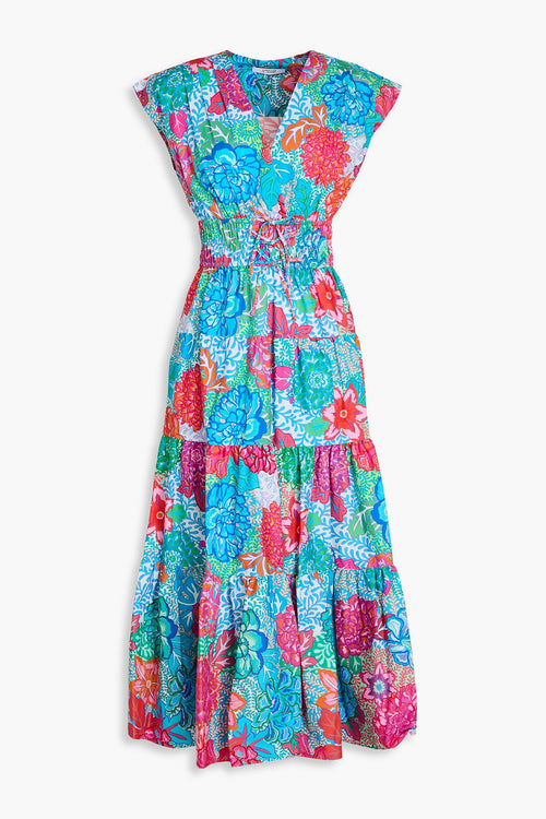 Derek Lam 10 Crosby Fatima Floral-Print Cotton Poplin Midi Dress