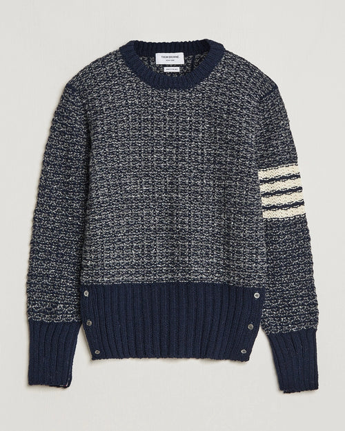 Thom Browne 4-Bar Donegal Wool Sweater