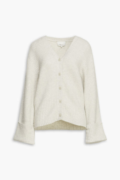 3.1 Phillip Lim Brushed Ribbed-Knit Cardigan