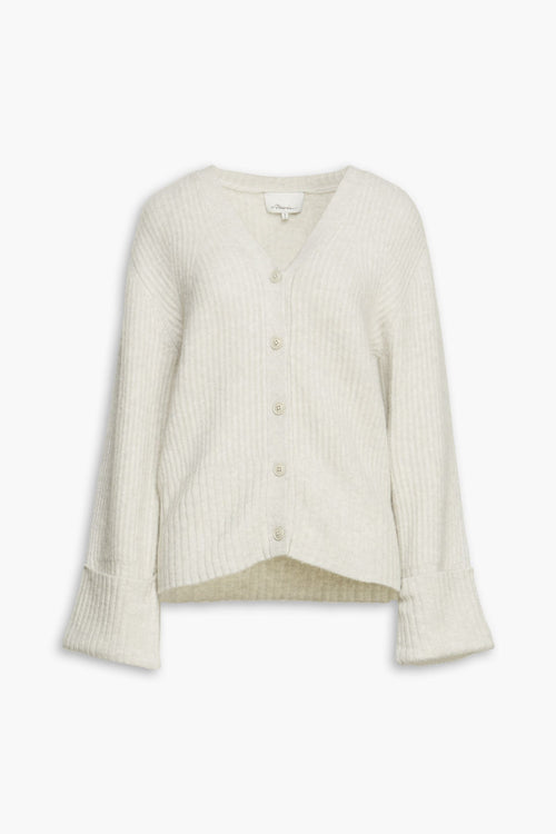 3.1 Phillip Lim Brushed Ribbed-Knit Cardigan