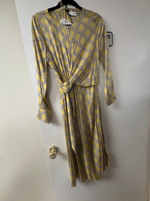 Marella Patterned Twill Midi Dress