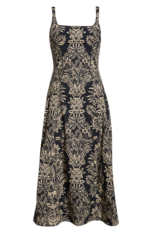 Ulla Johnson Natali Printed Cotton A-Line Dress