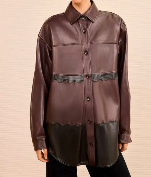 Ulla Johnson Neveah Cropped Leather Jacket