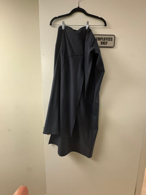 Erika Cavallini Maxi Wrap Skirt in Navy