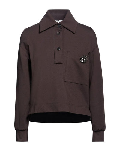 Shirtaporter Chocolate Brown Ponte Polo
