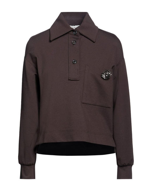 Shirtaporter Chocolate Brown Ponte Polo