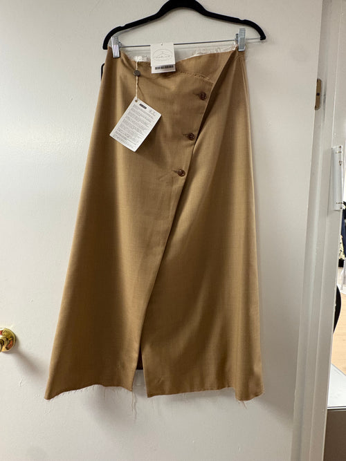 Erika Cavallini Midi Camel Slit Skirt