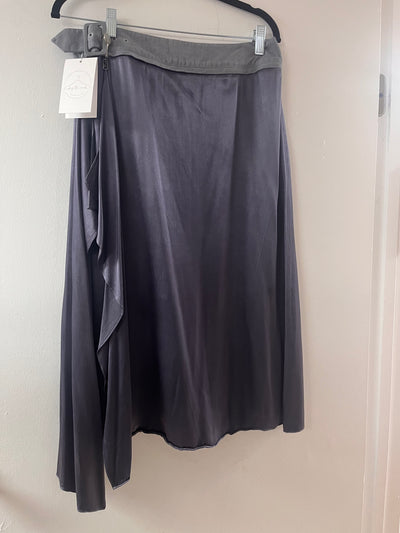 fendi purple maxi skirt