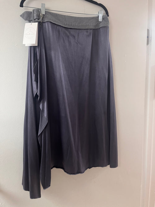fendi purple maxi skirt
